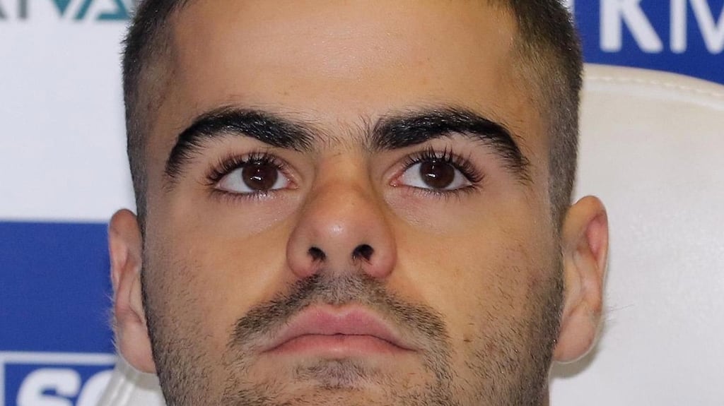 Italian Moto2 rider Romano Fenati has been suspended after he grabbed an opponent’s brake lever during a race. Photograph: Fabrizio Petrangeli/EPA