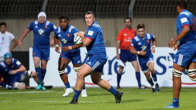Daniel Brennan of France during the U20 World Championship match between France and Ireland in May 2018 in Perpignan. Photograph: Manuel Blondeau/Icon Sport via Getty Images