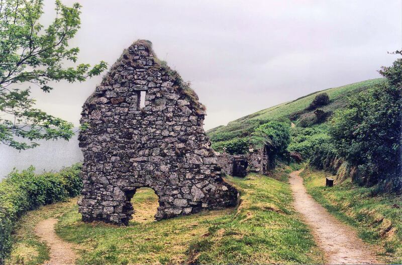 The 1,500-year-old, 115km St Declan’s Way follows the route used by St Declan of Ardmore, Co Waterford, whose church ruin is pictured, when he paid homage to St Patrick in Cashel, Co Tipperary