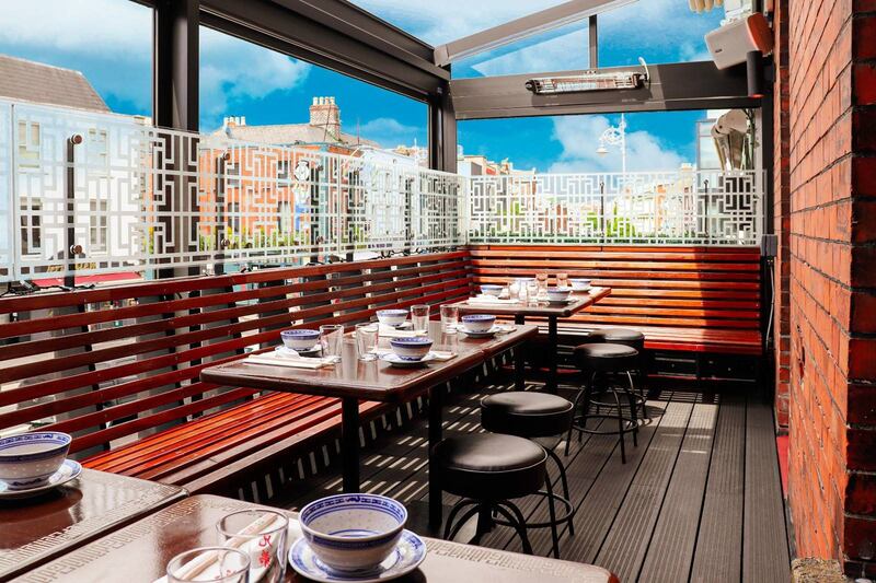 The Terrace at Hang Dai Chinese, Lower Camden Street, Dublin 2