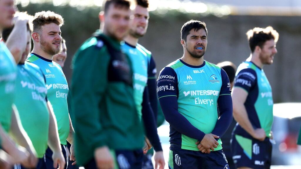 Jarrad Butler is back in the Connacht team for Saturday’s match. Photograph: Bryan Keane/Inpho