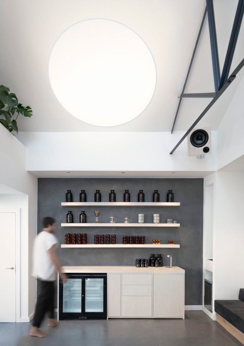 The Space Between’s light-filled tea room area