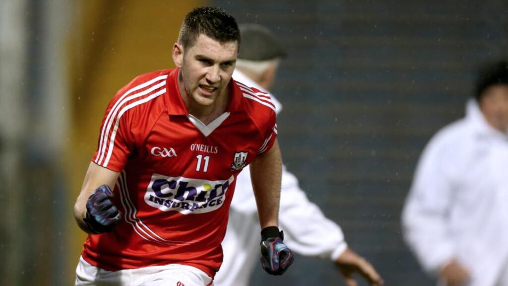 Mark Sugrue, who figured on the Cork under-21 side defeated by Galway in last year’s All-Ireland final, will face Kerry in Tralee tonight in the Munster quarter-final. Photograph: James Crombie/Inpho