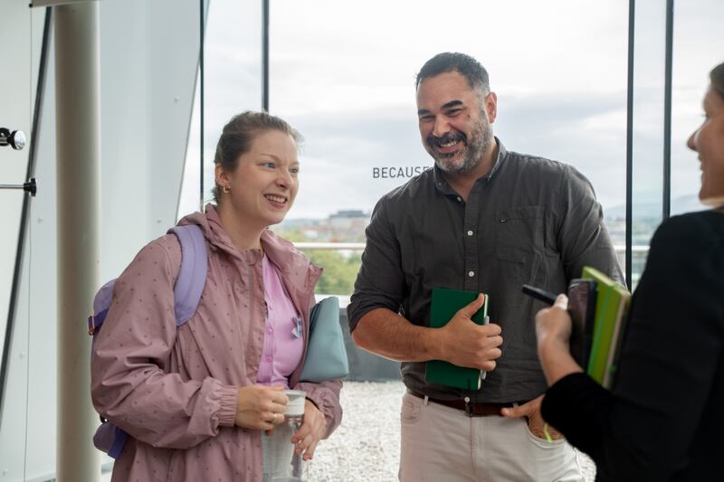 Melinda Szabo-Havas, marketing executive, Fire, and Adam Booth, senior account manager, The Irish Times Group Media Solutions