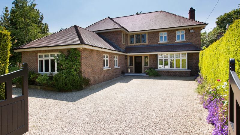 The four-bedroom house is set over 420sq m (4,520sq ft) of space so the rooms are large.