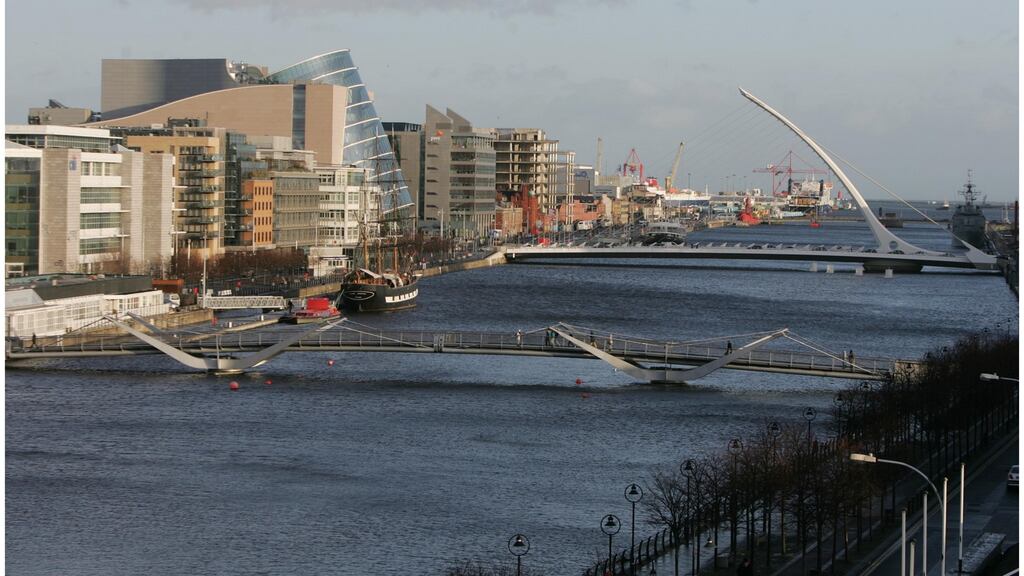 The average sale price per square metre for Dublin docklands residential property rose 11.7 per cent in 2016, to €5,619, according to auctioneer Owen Reilly. Photograph: Bryan O’Brien