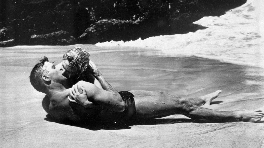 Burt Lancaster and Deborah Kerr explore the pleasures of the outdoors in From Here to Eternity. Photograph: AP/ Columbia Pictures