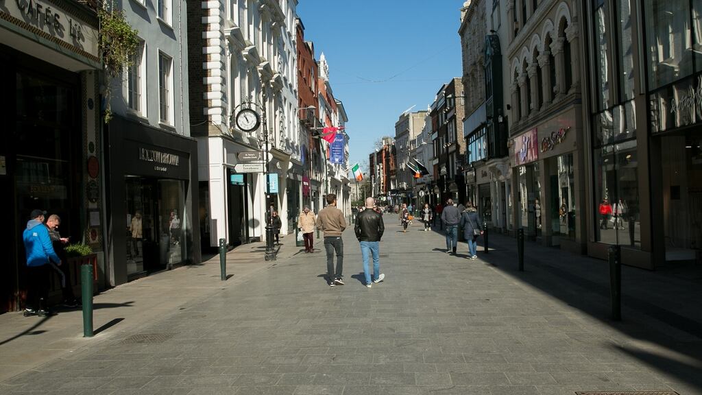 Street-facing shops will be allowed to reopen from June 8th. Photograph: Gareth Chaney/Collins