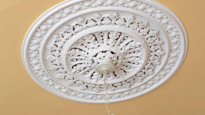 Original ceiling rose: Ken Anderson of Holly Park Studio Architects says it’s critical when working with an old building to 'understand how it was constructed, how it was meant to work, and the effect alterations and additions have had on the original structure'.