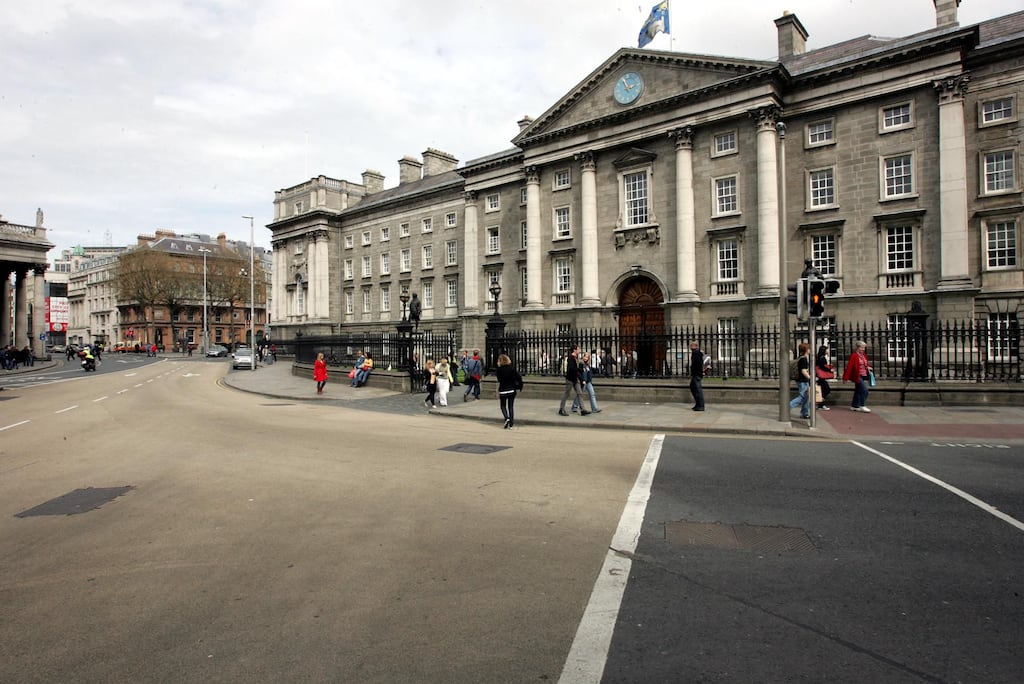 Trinity College Dublin said the move to give out lamps was 'a precautionary measure' in the interests of the safety of students.
Photograph: Eric Luke