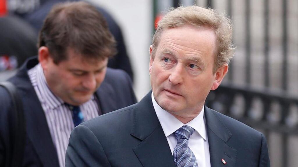 Taoiseach Enda Kenny arrives for a meeting of the European People’s Party in Brussels ahead of an informal dinner of EU heads of state. Photograph: Julien Warnand/EPA