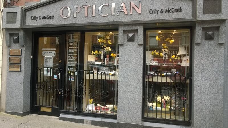 Everyone from OAPS to long-haul truckers have their eyes tested at opticians Crilly & McGrath