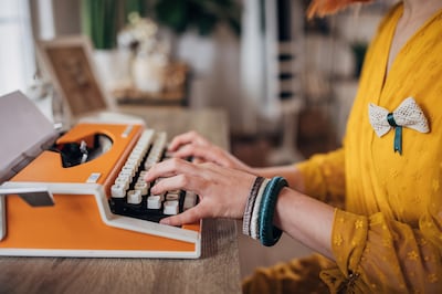 The typewriter has experienced a revival. Photograph: Getty Images