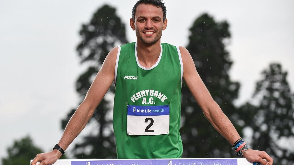 Thomas Barr is back in training in perfect timing for this weekend’s Irish Life Health National Championships at Santry. Photograph: Sam Barnes/Sportsfile