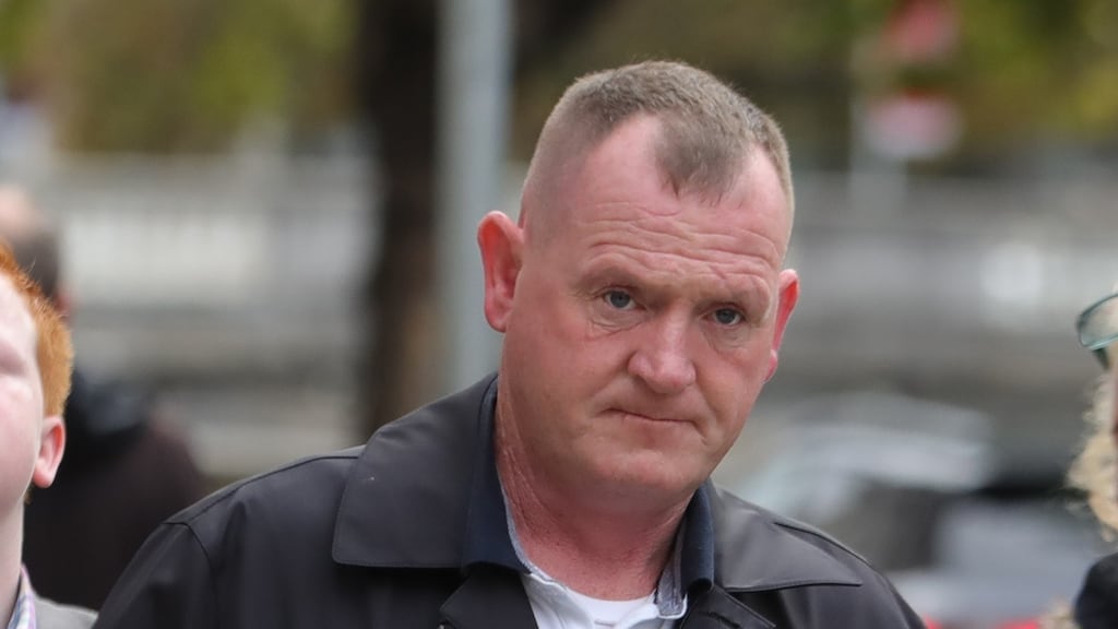 James Flynn of St Mary’s Terrace, Rathkeale, Co. Limerick, pictured leaving court on Wednesday after his case was withdrawn. Photograph: Collins Courts