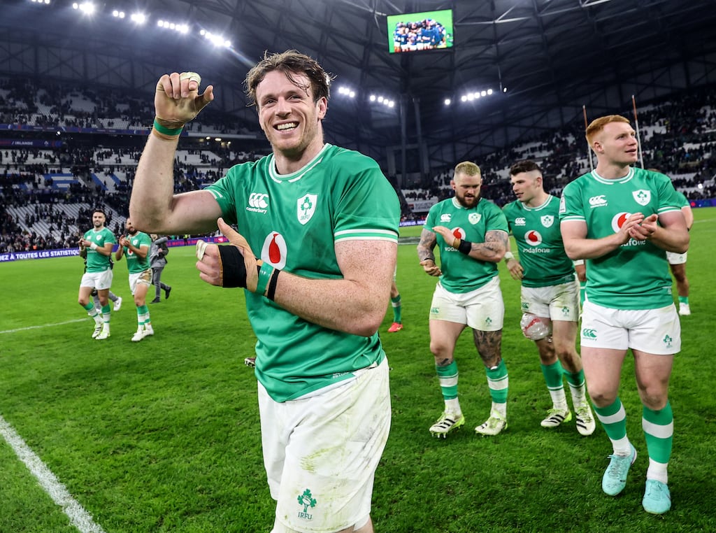 Ryan Baird is one of six changes to the Ireland team that will face Italy in the Six Nations at the Aviva Stadium on Sunday. Photograph: Dan Sheridan/Inpho