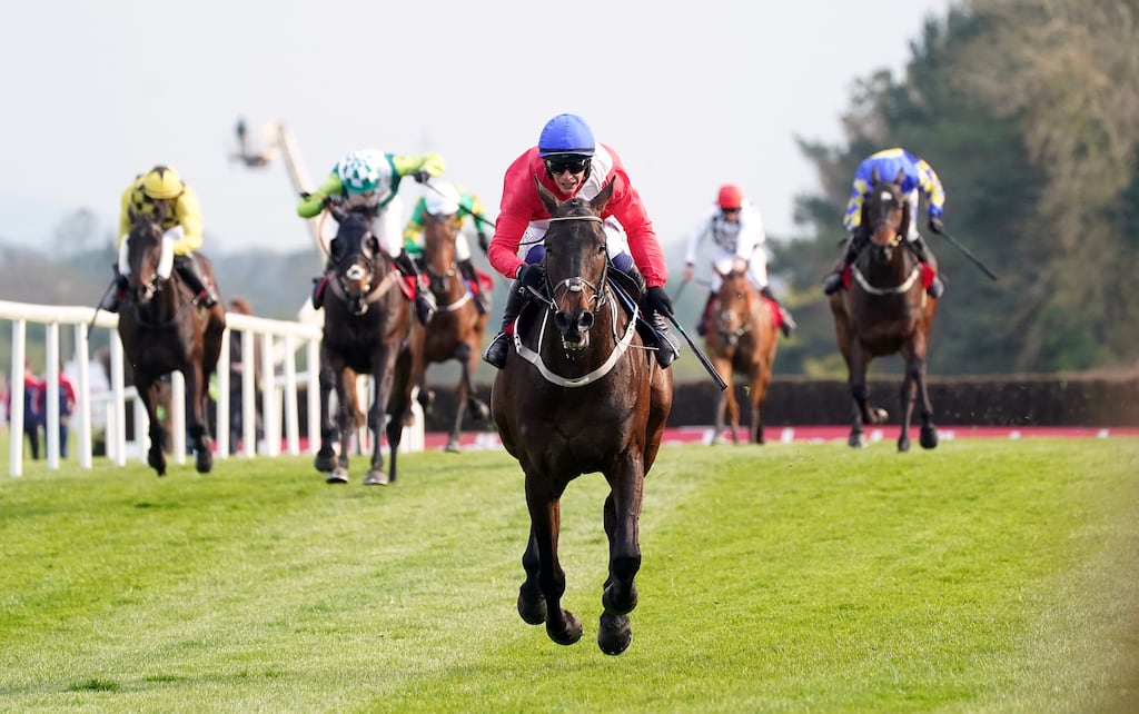 Allaho, who will bid to provide Cheveley Park Stud with another big-race victory at Kempton on St Stephen's Day after being confirmed an intended runner in the Ladbrokes King George VI Chase. Photograph: Brian Lawless/PA Wire