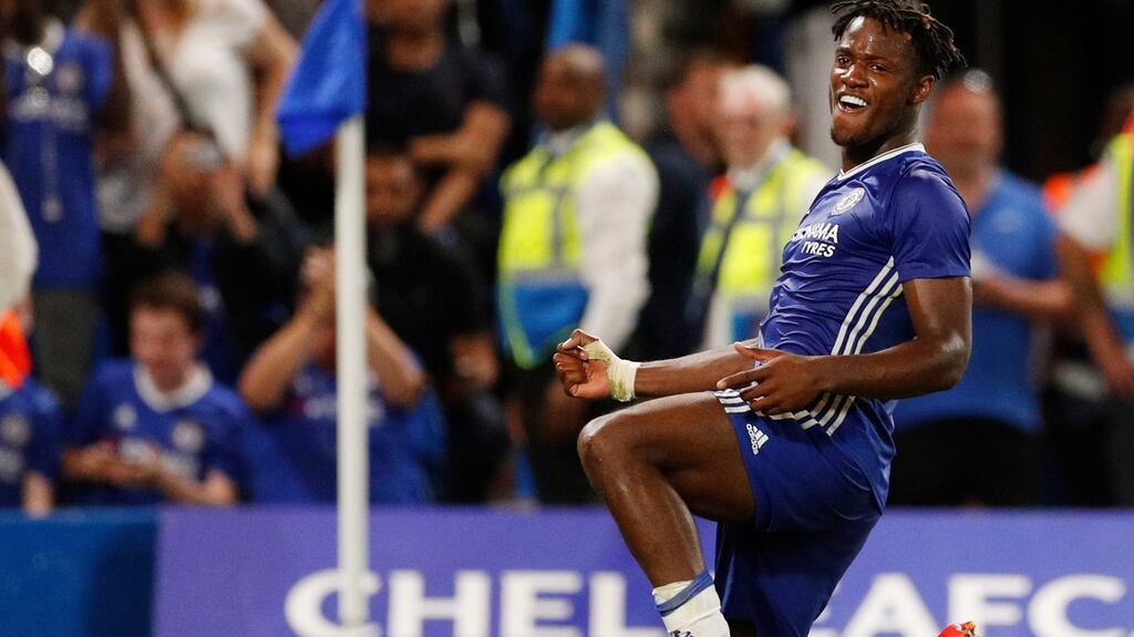 Chelsea signed Belgium forward Michy Batshuayi from marseille for €33 million. Photograph: John Sibley/Action Images via Reuters/Livepic
