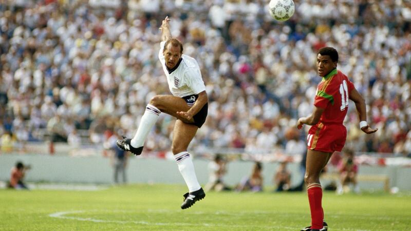 Ray Wilkins in action against Morrocco in the 1986 World Cup Group, on June 6th. During the game he became the first England player to be sent off in the World Cup finals. Photograph: Mike King/Getty
