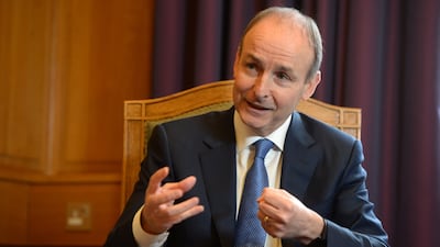 Taoiseach Micheál Martin: ‘I trust the vaccination advisers.’ Photograph: Dara Mac Dónaill
