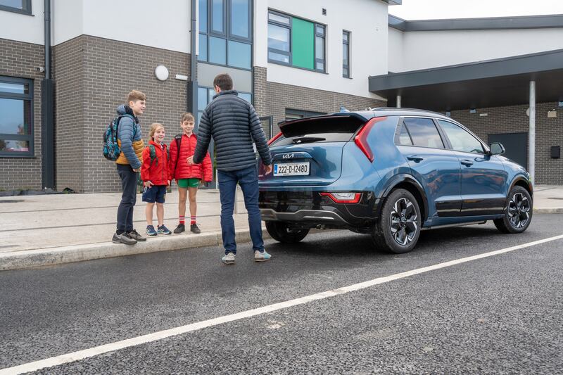 The busy family's scheduleis hectic, from picking up the kids from school to shopping and sports training.