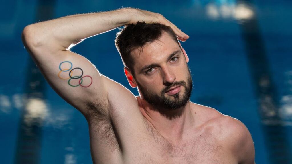 Barry Murphy get his 100m breaststroke campaign underway at the European Swimming Championships in Berlin. Photograph: Cathal Noonan/Inpho