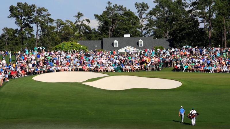 The false front at the ninth green is particularly severe.