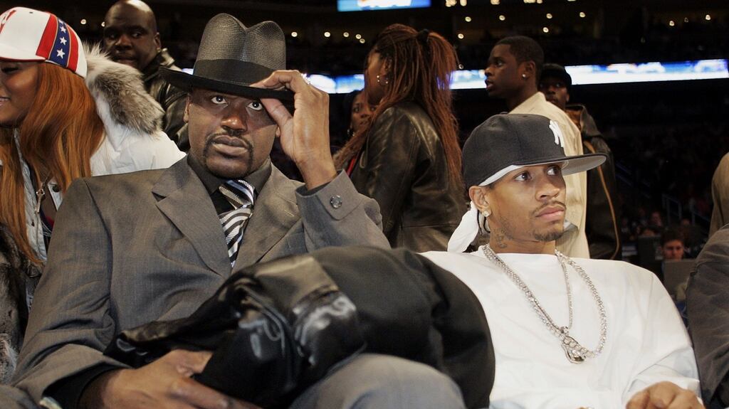 Miami Heat center Shaquille O’Neal and Allen Iverson were named to the Naismith Basketball Hall of Fame Class of 2016 on Monday, according the NBA. Photograph: John Gress/Reuters