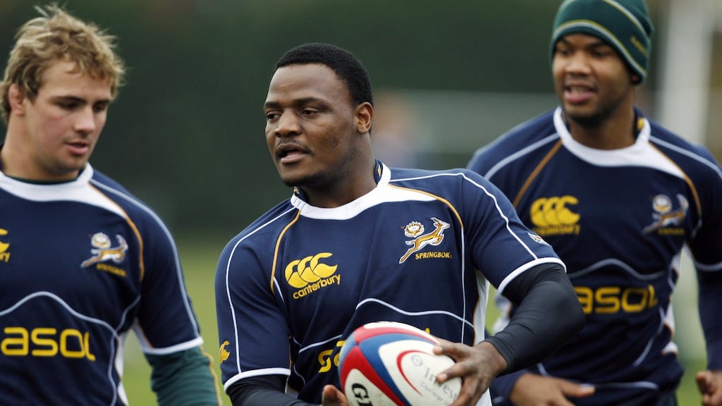 Mahlatse Chiliboy Ralepelle played 27 times for South Africa. Photo: Adrian Dennis/AFP via Getty Images