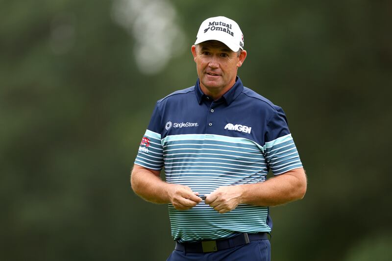 Padraig Harrington during the Pro-Am prior to the BMW PGA Championship at Wentworth golf club. Photograph: Andrew Redington/Getty Images