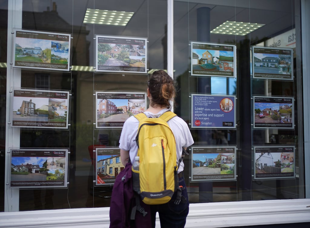 A succession of new reports have suggested houses have become less affordable for many average earners: Photograph: Yui Mok/PA Wire