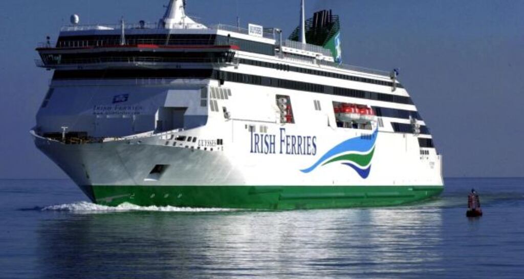 A problem with a propeller shaft has force the cancellation of sailings of Irish Ferries’ Ulysses ferry for the next week. Photograph: Eric Luke