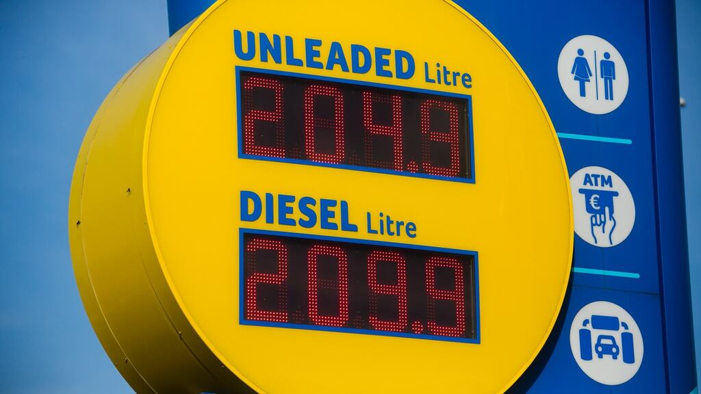 Wednesday’s cut in excise duties on diesel and petrol merely reverses the price increase of the past two weeks. Photograph: Gareth Chaney/Collins