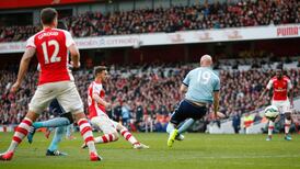 Olivier Giroud’s thunderbolt sets up routine win for Arsenal