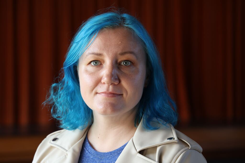 Olha Khoroshevska chose to flee to Ireland because she had previously lived here for two years before the Russian invasion. Photograph Nick Bradshaw