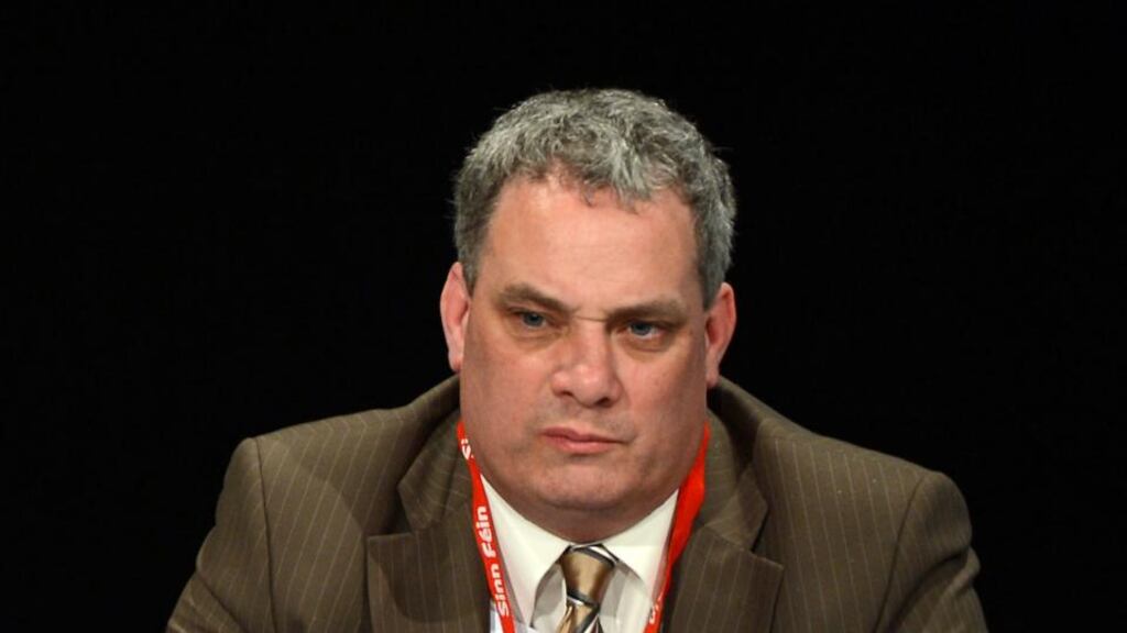 Aengus O’Snodaigh: ‘It does not take six  months to learn how to stack shelves.’ Photograph: Brenda Fitzsimons