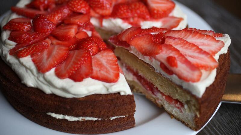 Strawberry cake