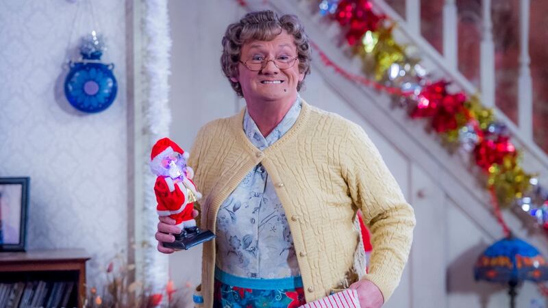 Mrs Brown’s Boys Christmas Special. Photograph: Alan Peebles/BBC