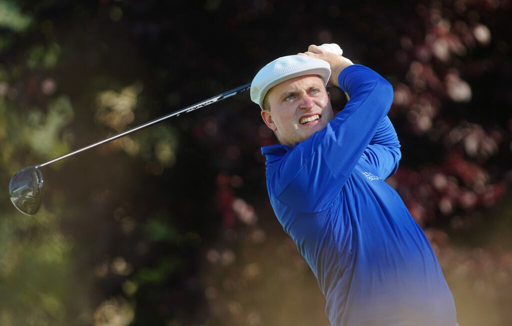 Dubliner David Carey, who competes on the Alps Tour, won the Open qualifier event at Fairmont St Andrews. Photograph: Johannes Simon/Getty Images