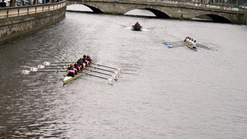 Liffey colours boat race