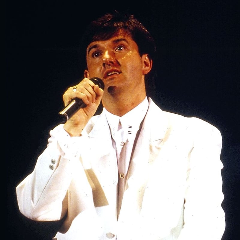 Daniel O'Donnell on stage around 1990. Photograph: Stuart Mostyn/Redferns/Getty