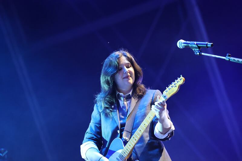Lucy Dacus performing at Royal Hospital Kilmainham, Dublin. Photograph: Nick Bradshaw