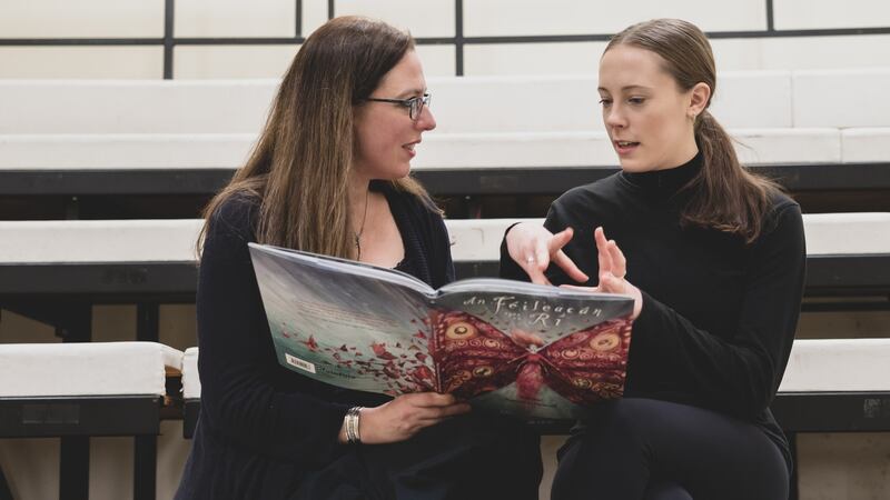 (left - right) Author Maire Zepf with choreographer/dancer Clara Kerr. Photograph: Christopher Barr