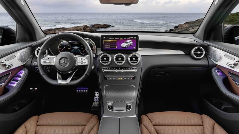 The interior gets a makeover, with the turning knob replaced by a touchpad and sizeable touchscreen system