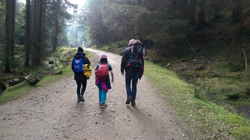 Kids often find it boring to hike with their parents and siblings, but if their friends come along on the hike, the transformation in their attitudes can be spectacular.