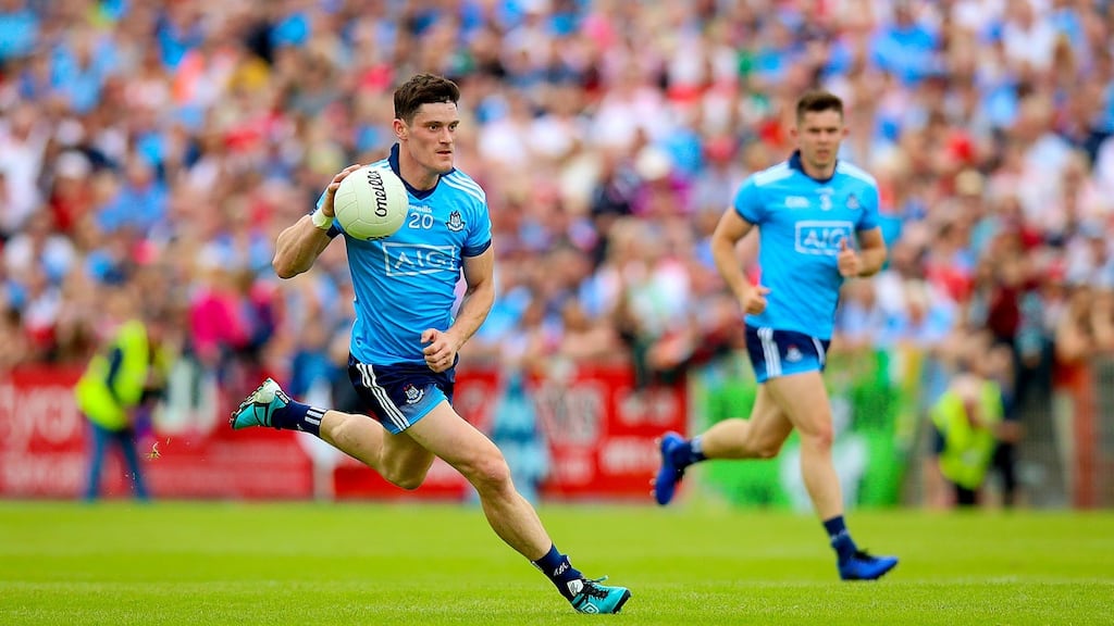 Dublin’s Diarmuid Connolly in action against Tyrone last weekend. Photograph: Tommy Dickson/Inpho