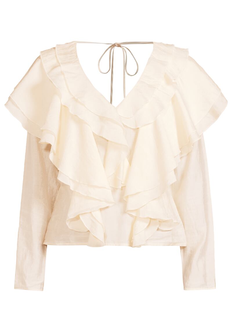 Frilled blouse, €45, V by Very