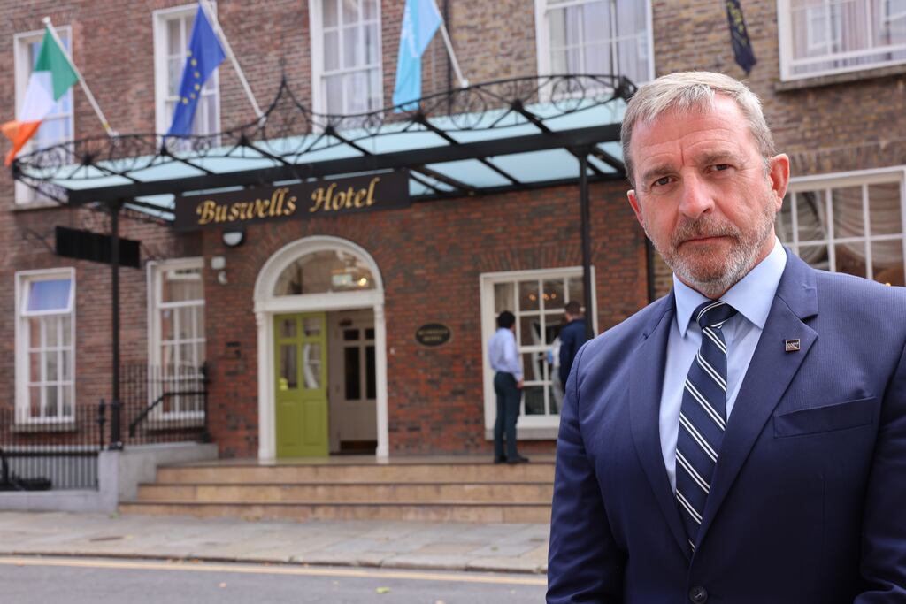 Buswells general manager Paul Gallagher: 'People just decided not to come to Dublin.' Photograph: Dara MacDónaill