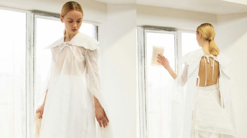 JJ Nolan was the winner of the visual merchandising collaboration between the Simon Community and NCAD. Photograph: Dean Ryan McDaid