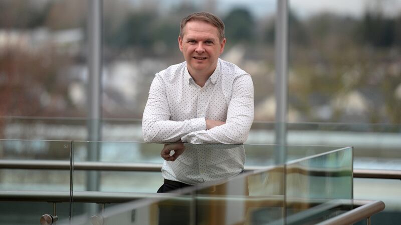 Cormac Barry, chief executive of CarTrawler. The company currently has about 100 airlines and 2,500 online travel brand partners on its books. It provides services for a quarter of the top 100 airlines globally, with clients including Alaska Airlines, Jetstar, Swiss, KLM and Emirates. Photograph: Dara Mac Dónaill